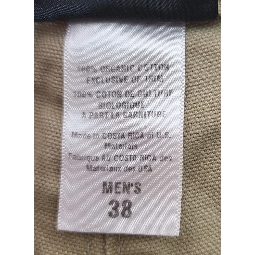 Vintage Patagonia Stand Up Shorts Men's 38 Beige Khaki 5 Pockets Hiking Outdoors - Picture 6 of 6